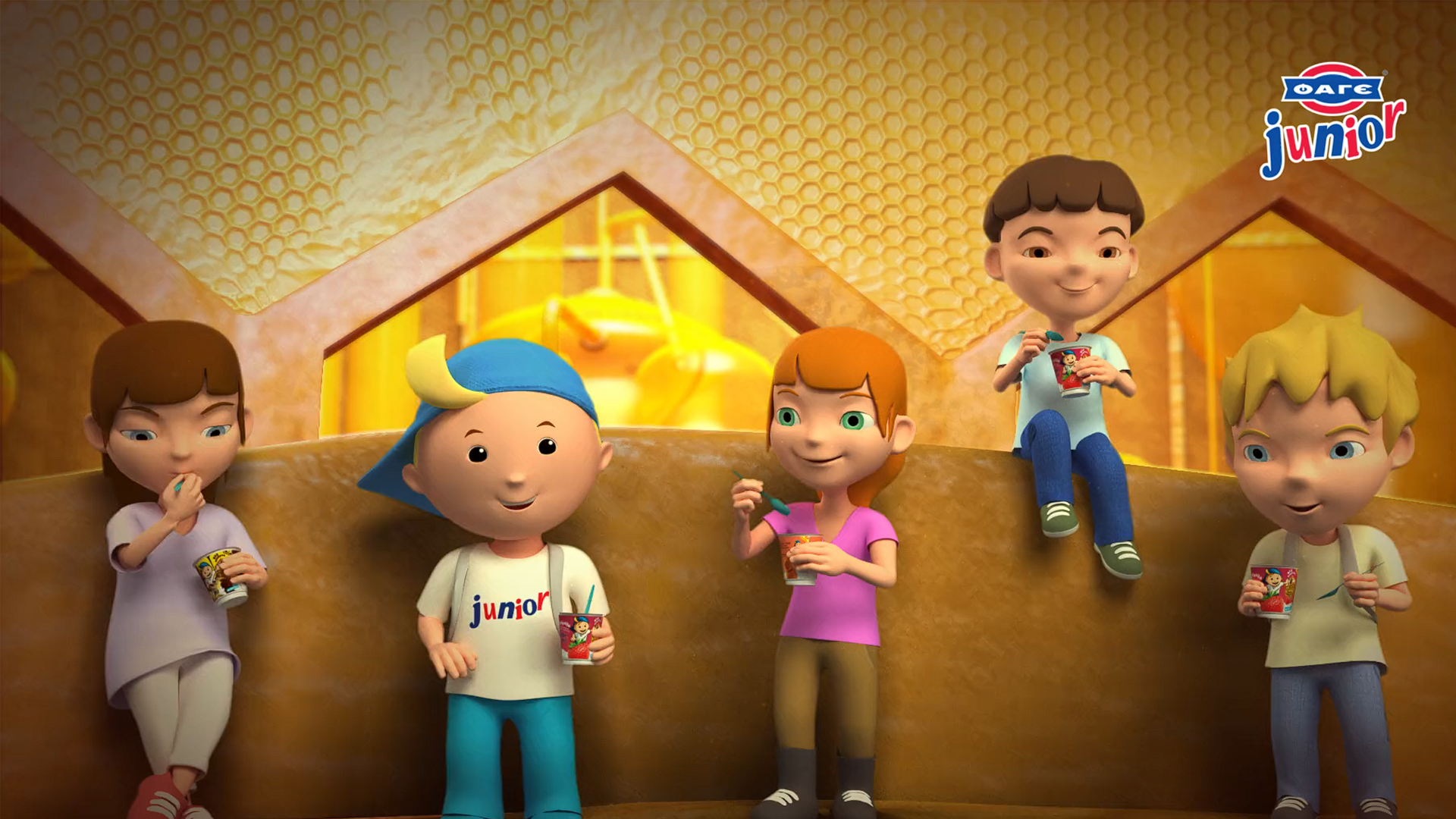 Junior Brand Yogurt seeing reality through a world of Bees